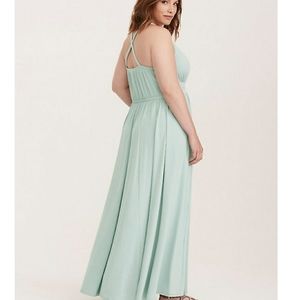 High Neck Jersey Maxi